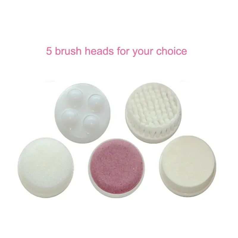 Electric Facial Cleaner 5 IN 1 Face Cleansing Brush